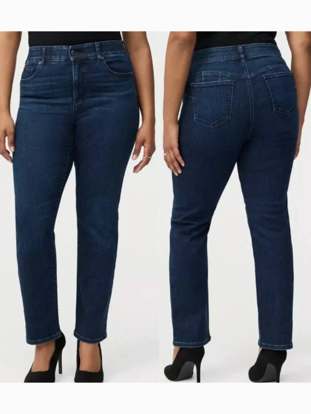 TORRID Plus Size Bombshell High Rise Straight Jean Dark Wash * 26S / 26 SHORT *